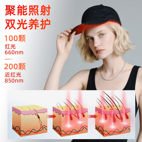 LED red light hair care caps wholesale infrared hair salon caps for oil control and hair loss enhancers, scalp heat compress therapy hair caps