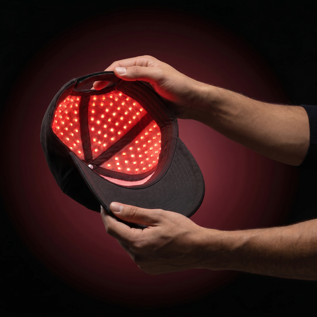 LED red light hair care caps wholesale infrared hair salon caps for oil control and hair loss enhancers, scalp heat compress therapy hair caps